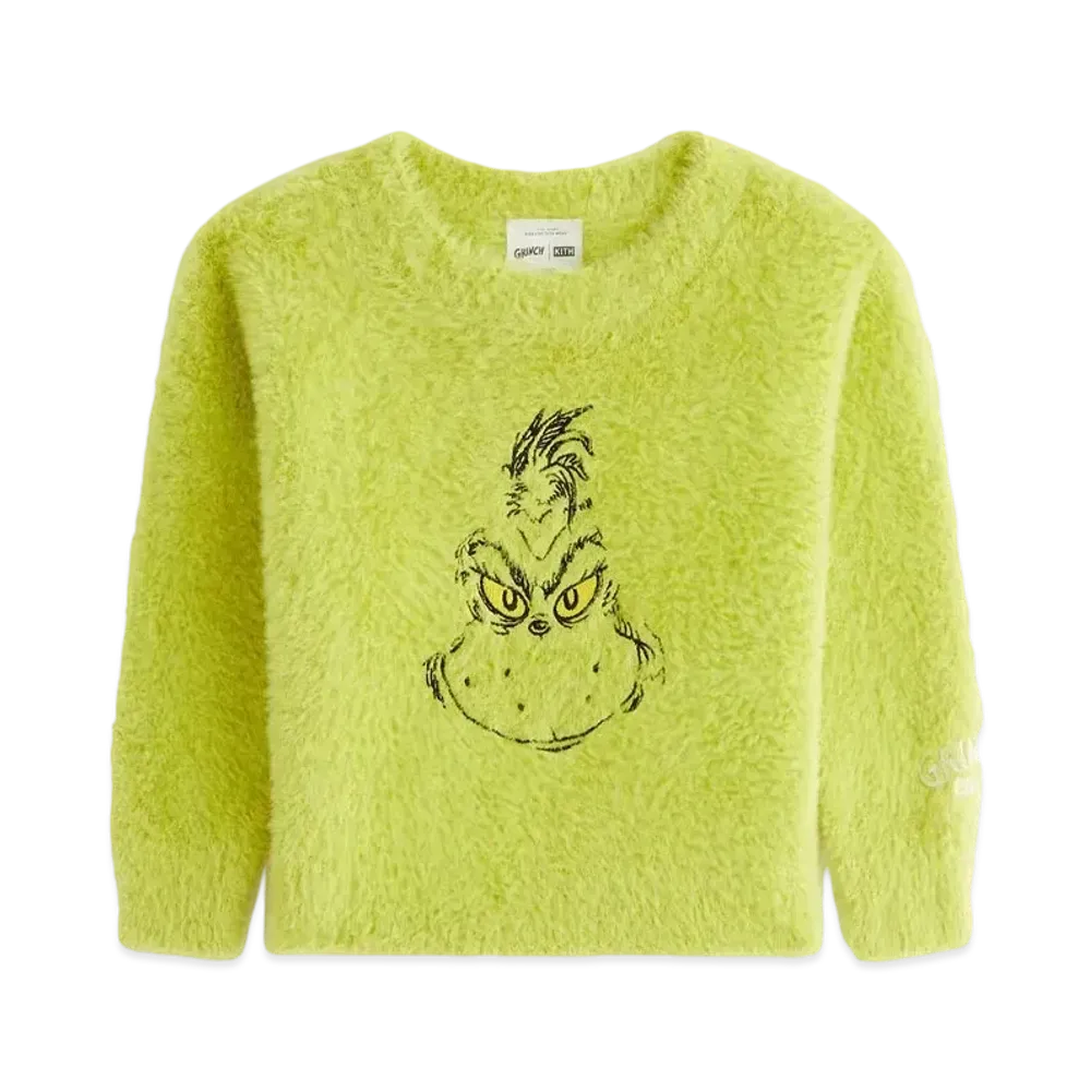Kith x The Grinch Baby Mohair Sweater "Matcha"