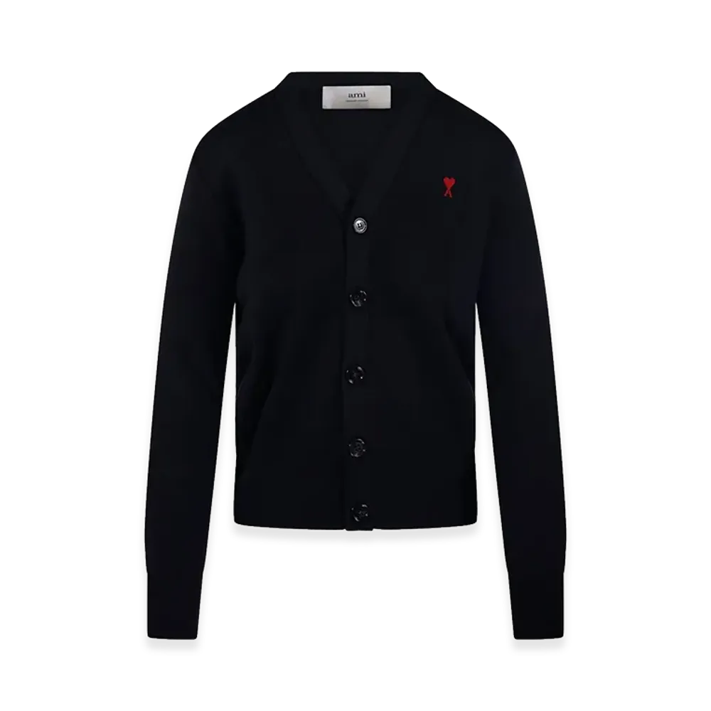 AMI PARIS Women's Cardigan "Black"