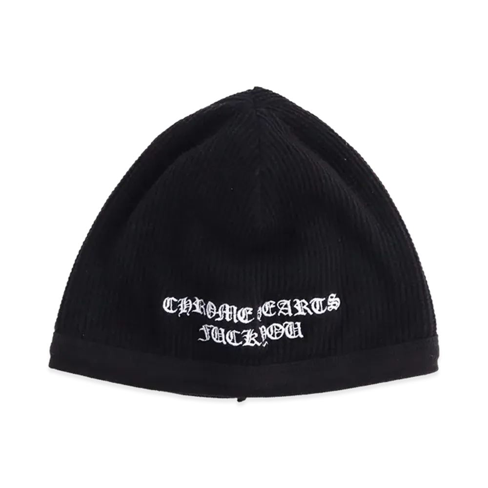 Chrome Hearts Old Fuck You Thermal Beanie "Black"