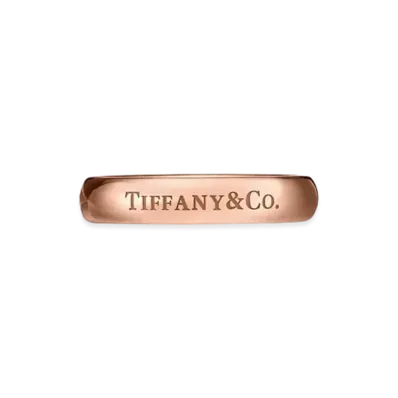 Tiffany & Co. T&CO.Band Ring 18K "Rose Gold"