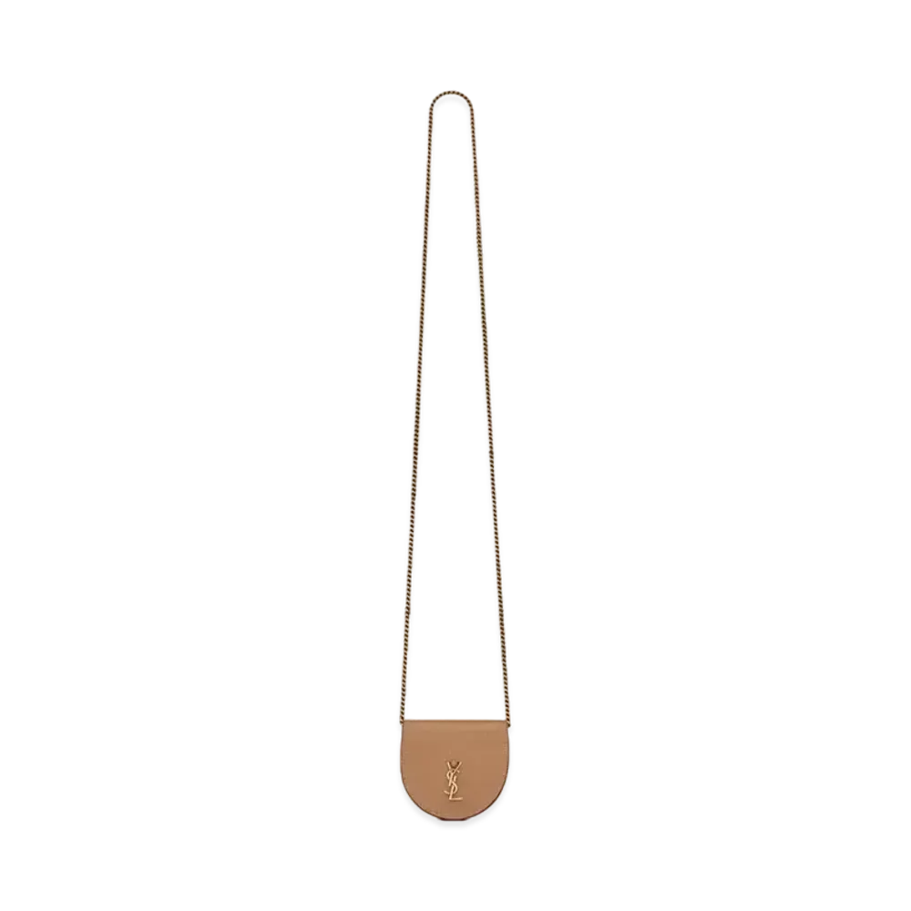 Saint Laurent Le K Baby Satchel In Vintage Leather "Brown Gold"