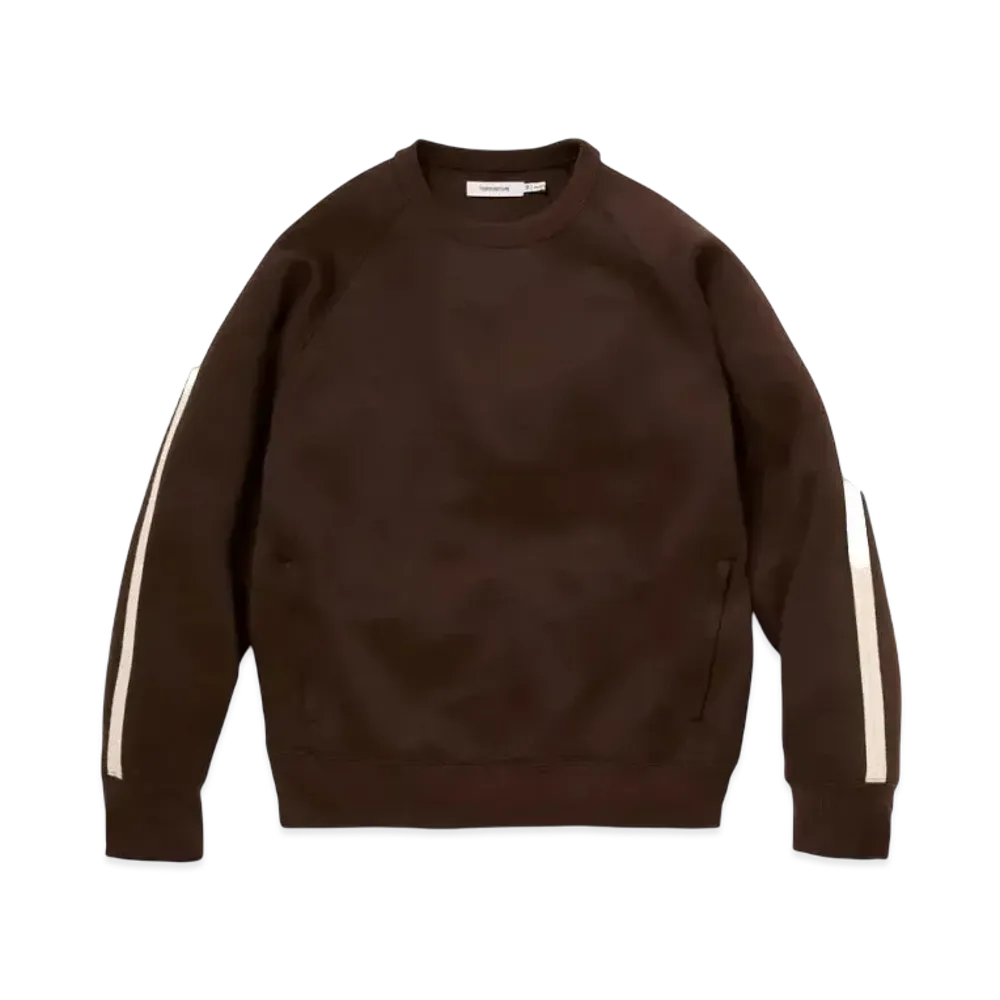 nonnative Coach Crew Pullover Poly Jersey "Brown"