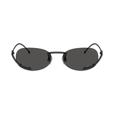 Diesel 0Dl1004 Oval Sunglasses "Black"