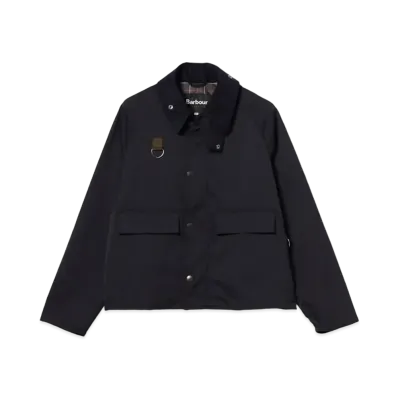 Barbour x BEAMS F SPEY Mix Fabric Stretch Twil Short Blouson "Navy"