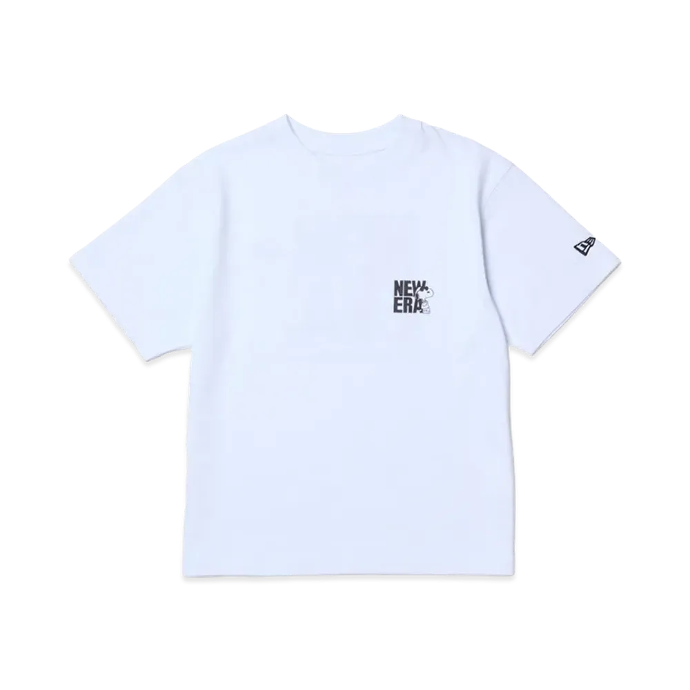 NEW ERA Kids Youth Short Sleeve Cotton T-Shirt Vintage Peanuts Peanuts Joe Cool "White"