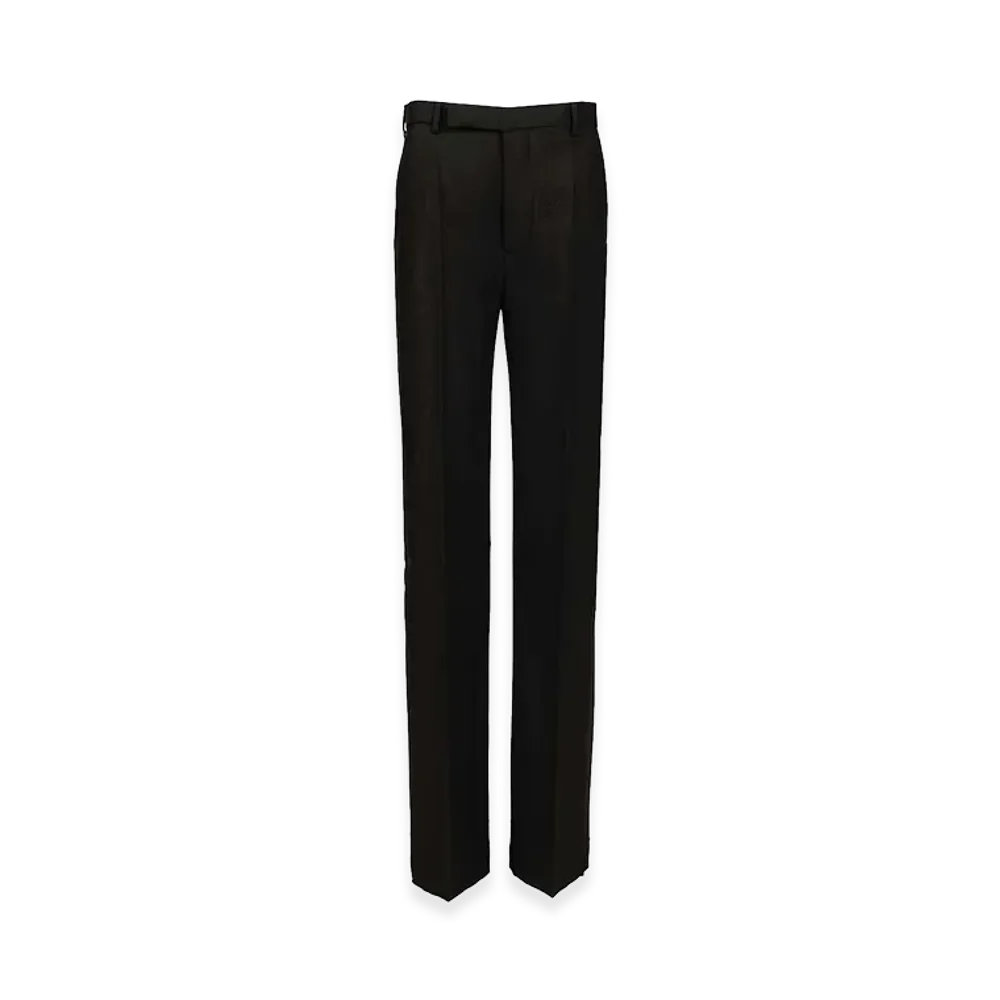 Rick Owens Women's Dietrich Wool Trousers "Black"