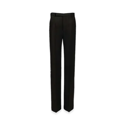 Rick Owens Women's Dietrich Wool Trousers "Black"