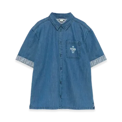 FENDI Kids Shirts "Dark Blue"