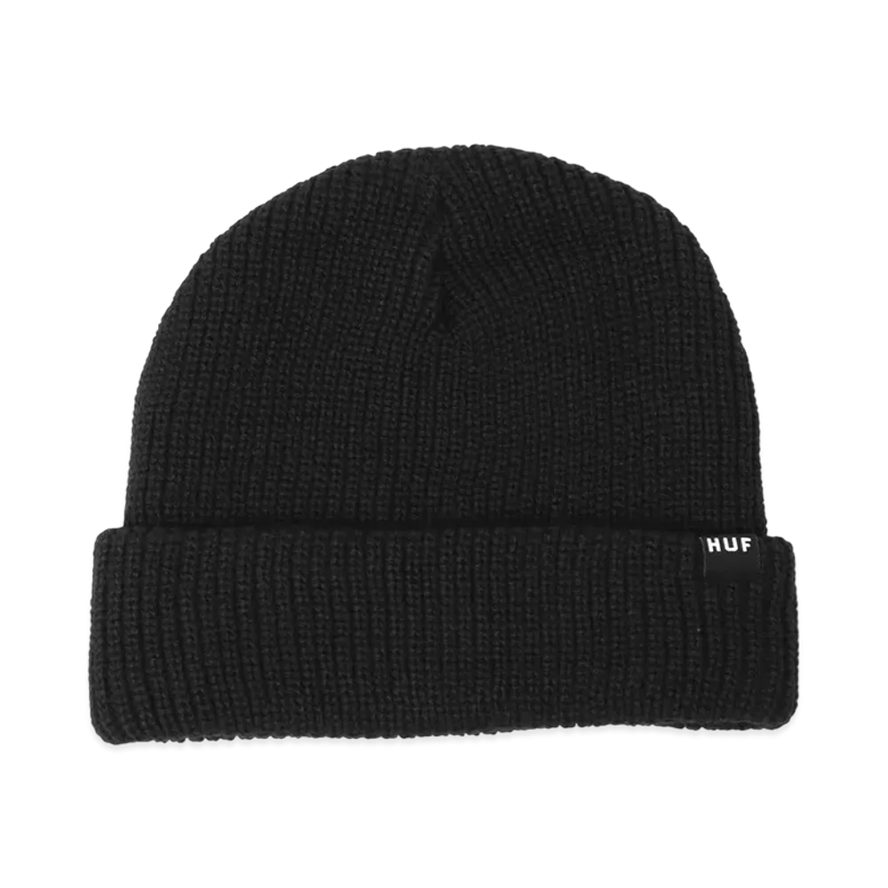 HUF Usual Cuff Beanie "Black"
