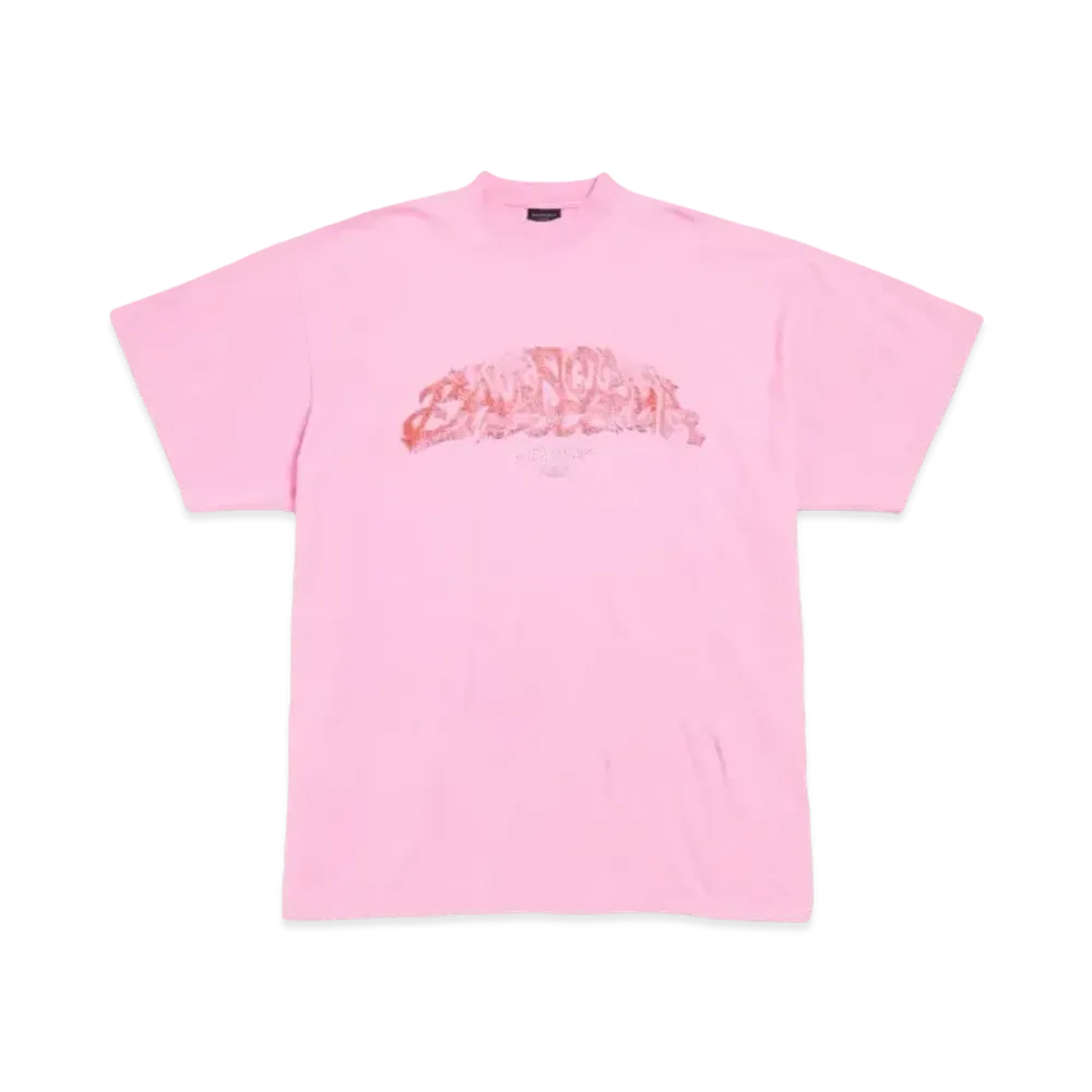 BALENCIAGA Offshore T-shirt Oversized "Pink"