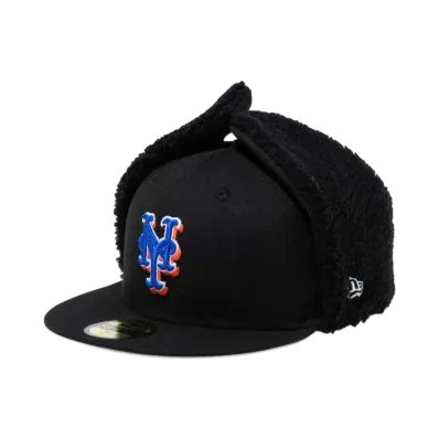 NEW ERA 59Fifty Dog Ear New York Mets "Black"