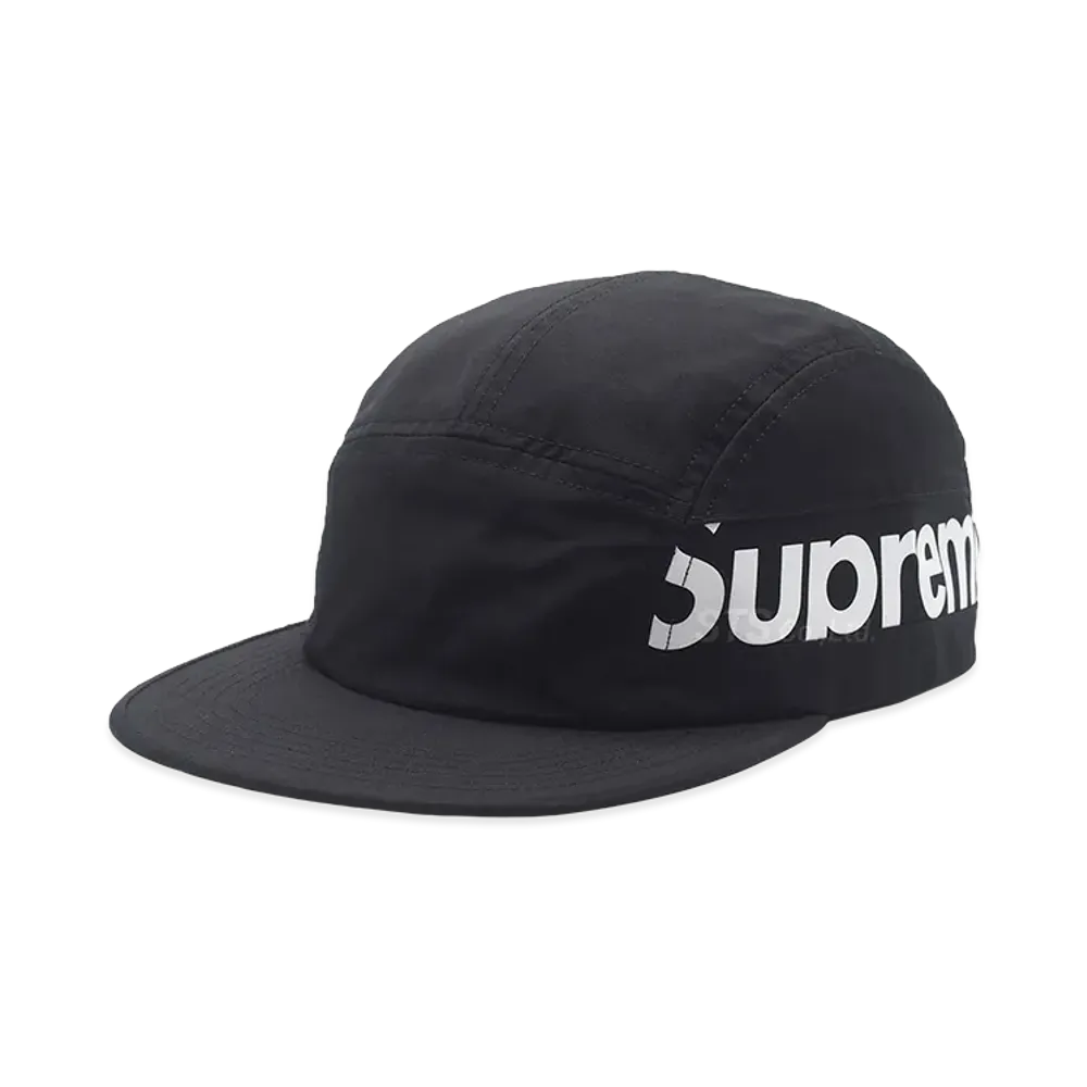 Supreme Side Panel Camp Cap (18FW) "Black"