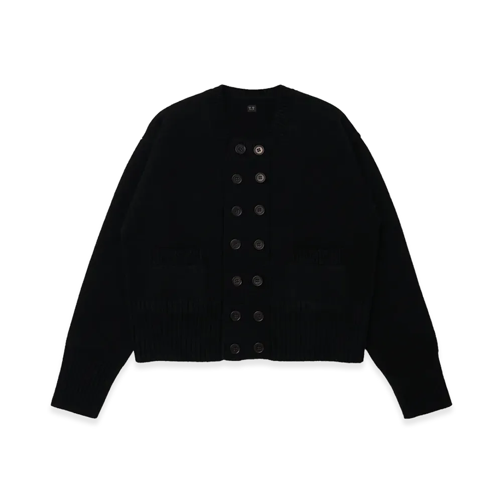 T.T Taiga Takahashi Lot.506 DB Cardigan "Black"