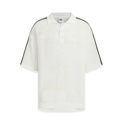 adidas Loose Fit Polo Shirt "White"