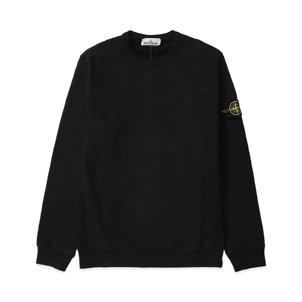 Stone Island 6100028 Brushed Organic Cotton Fleece "Black"
