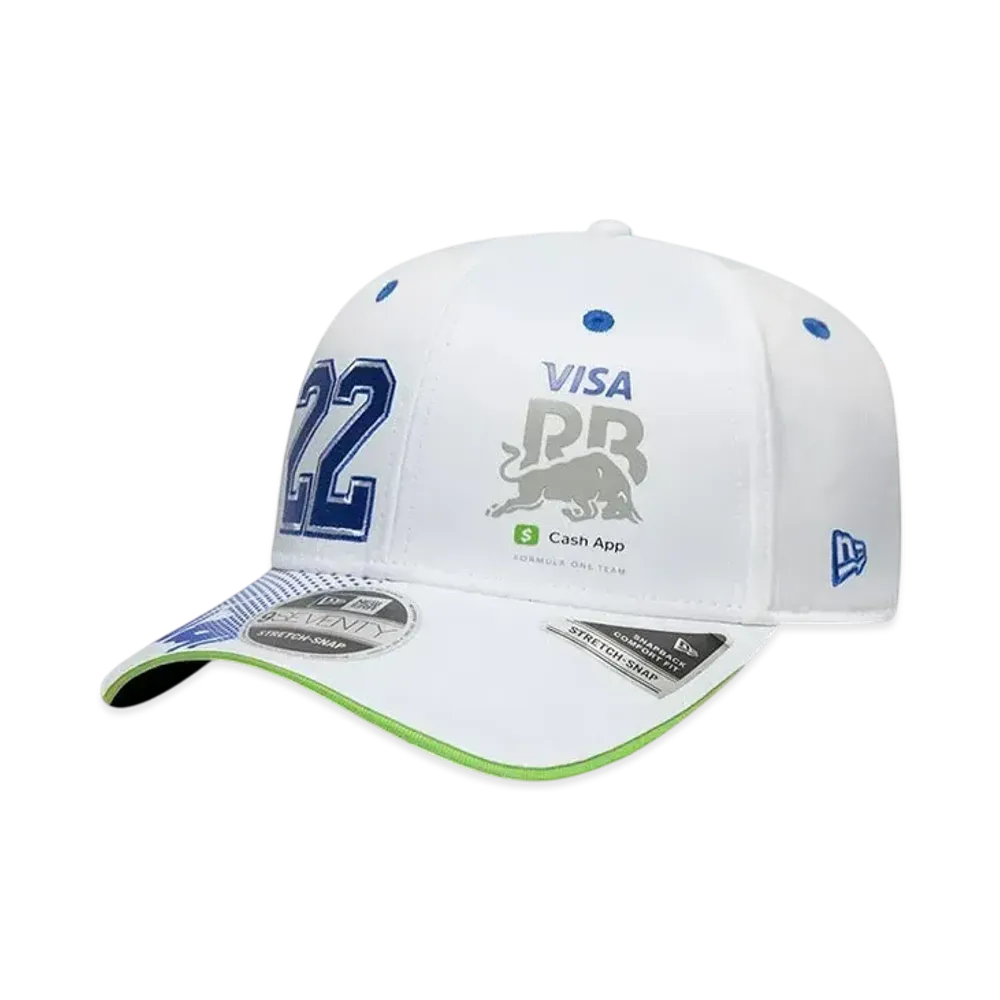 NEW ERA 9Seventy Stretch Snap Motorsport Collection Racing Bulls F1 Driver Logo "White"