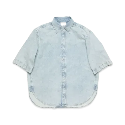 Acne Studios Denim Button-Up Shirt - Relaxed Fit "Indigo Blue"
