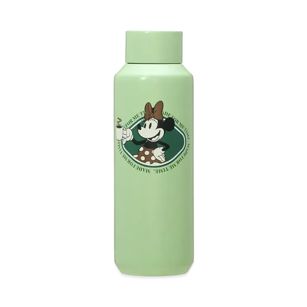 STARBUCKS DISNEY Minnie Screw Lid Stainless Bottle "Green"
