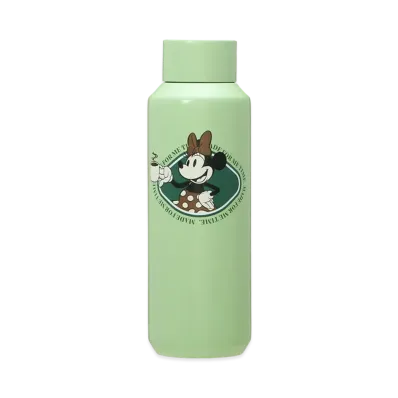 STARBUCKS DISNEY Minnie Screw Lid Stainless Bottle "Green"