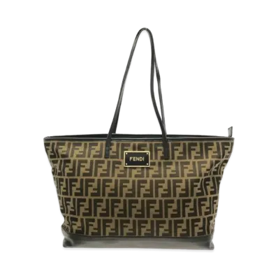 FENDI Zukka Tote Bag "Brown"
