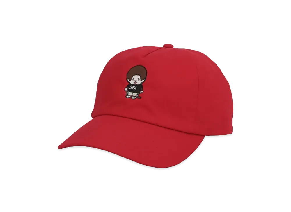 WIND AND SEA x Monchhichi Cap "Red"