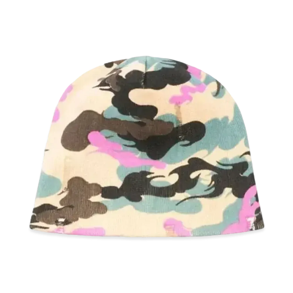 SUPPLIER Disstressed Kemuri Camo Beanie "Brown"