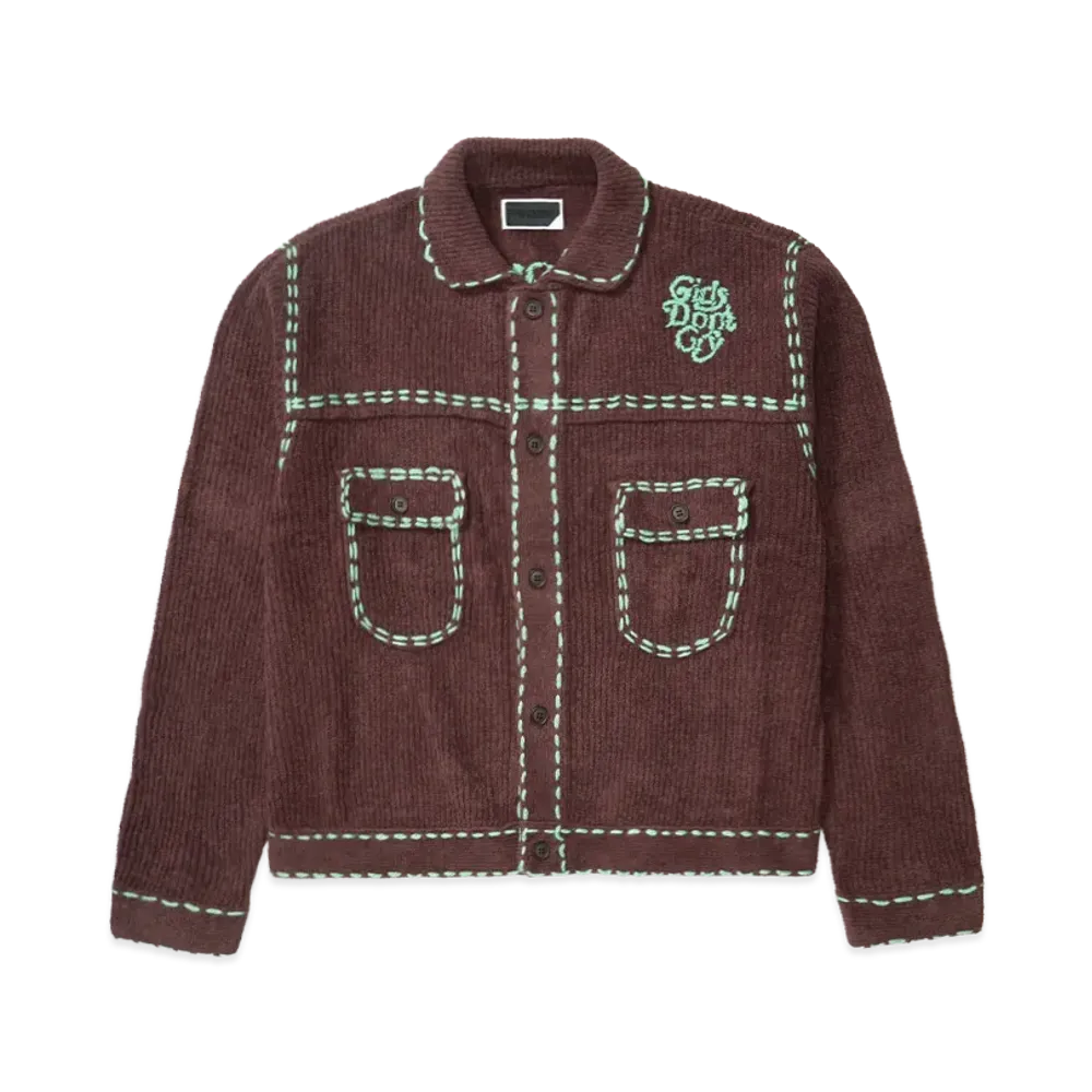 VERDY x Phingerin Girls Don't Cry Jacket "Brown"
