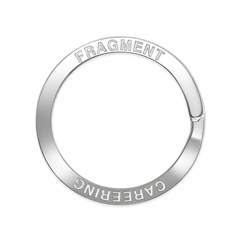 CAREERING x Hiroshi Fujiwara Key Ring (L) "Silver"