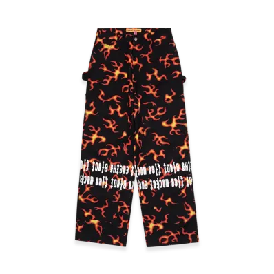 Cactus Plant Flea Market Double Knee Hi-Vis Pants "Black"