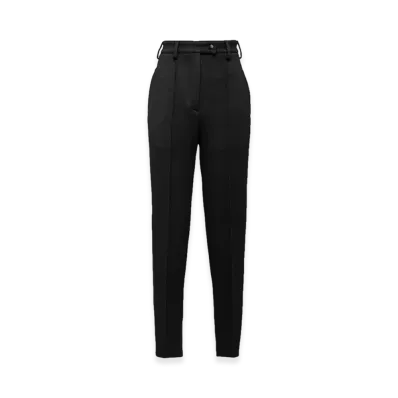 PRADA Women's Stretch Natte Pants "Black"