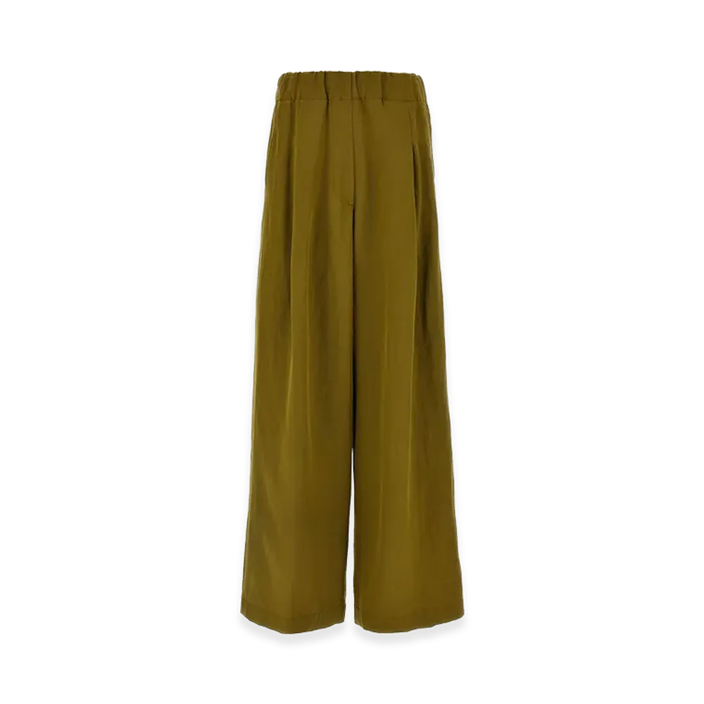 DRIES VAN NOTEN Women's Pila Pants "Green"