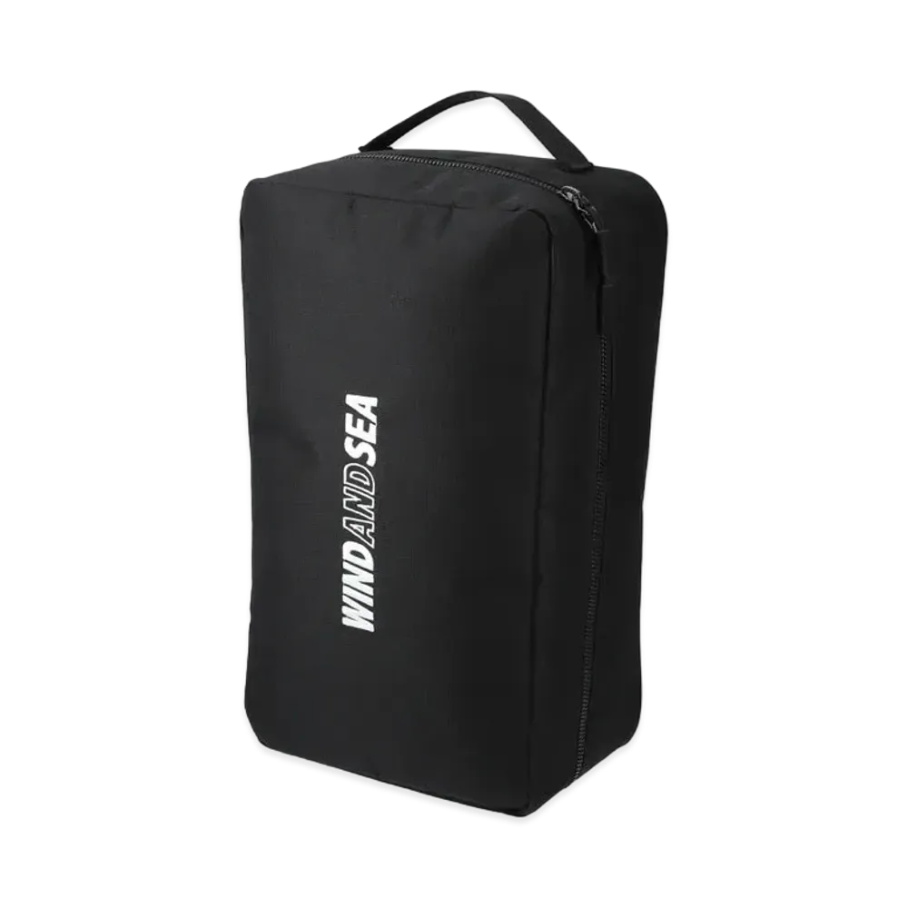 WIND AND SEA WDS Ripstop Nylon Shoes Bag "Black"