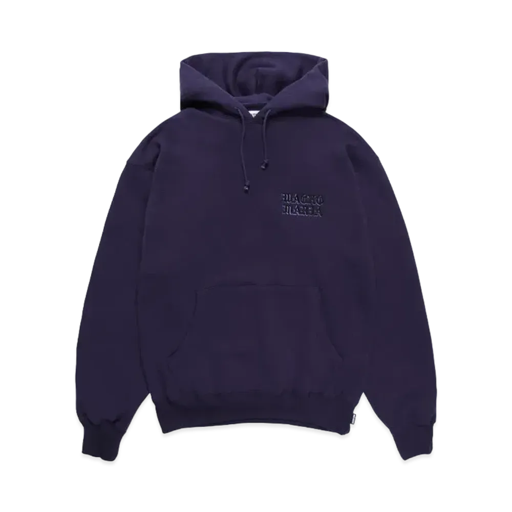 WACKO MARIA Middle Weight Hooded Sweat Shirt "Purple"