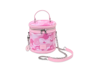 A BATHING APE Women's Baby Lisa ABC Camo Vanity Chain Shoulder Bag "Pink"