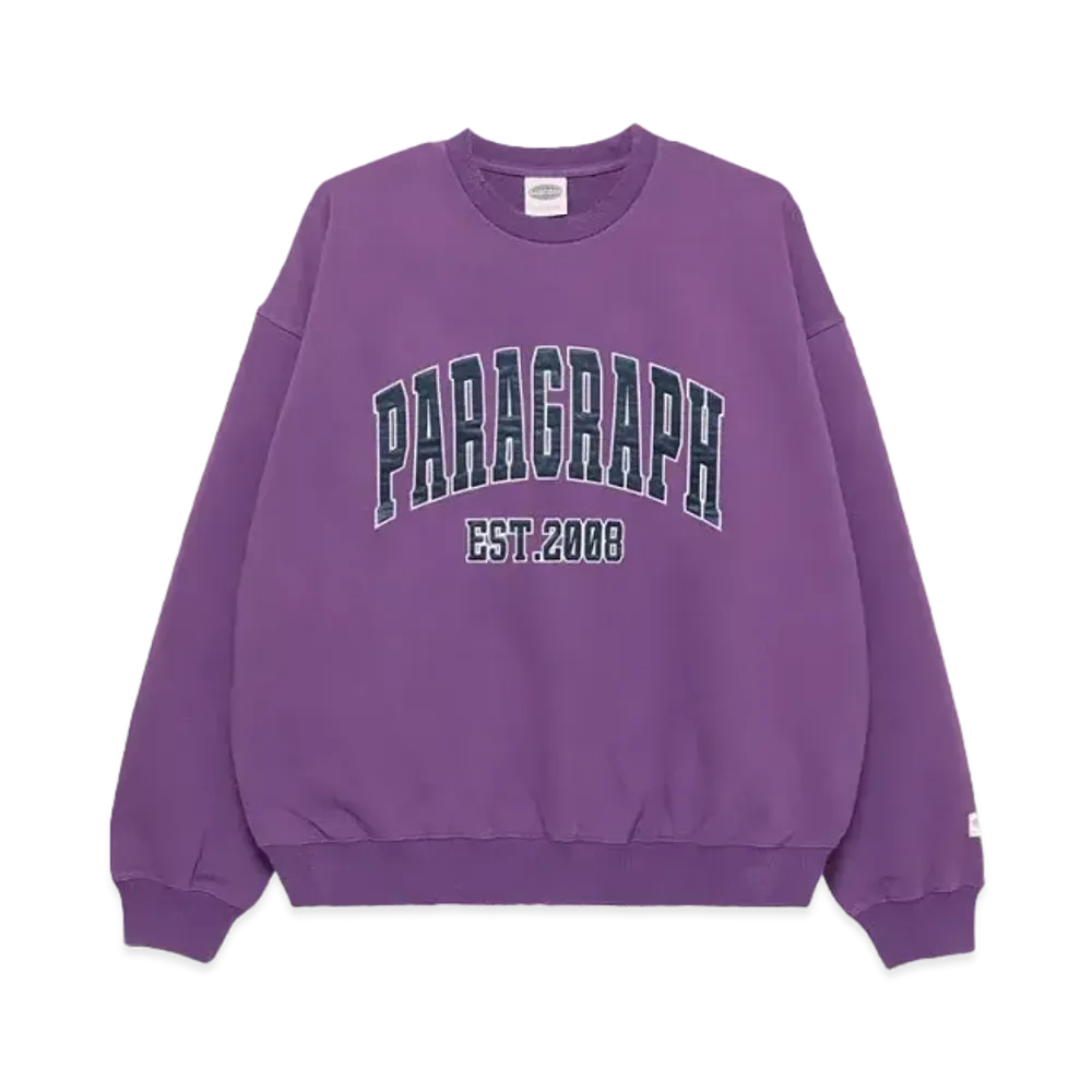 Paragraph Satin Logo Crew "Purple"