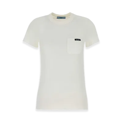 PRADA Women's Pocket T-Shirt "White"