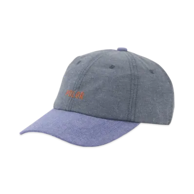 POLeR Hooley Front 5-Panel Canvas Cap "Indigo"
