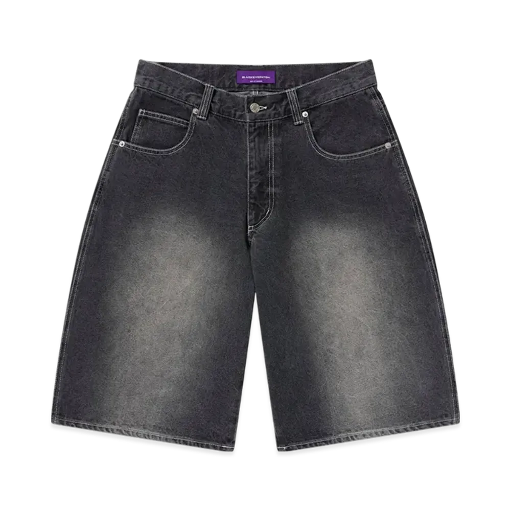 BlackEyePatch OG Dragon Baggy Denim Shorts "Black"
