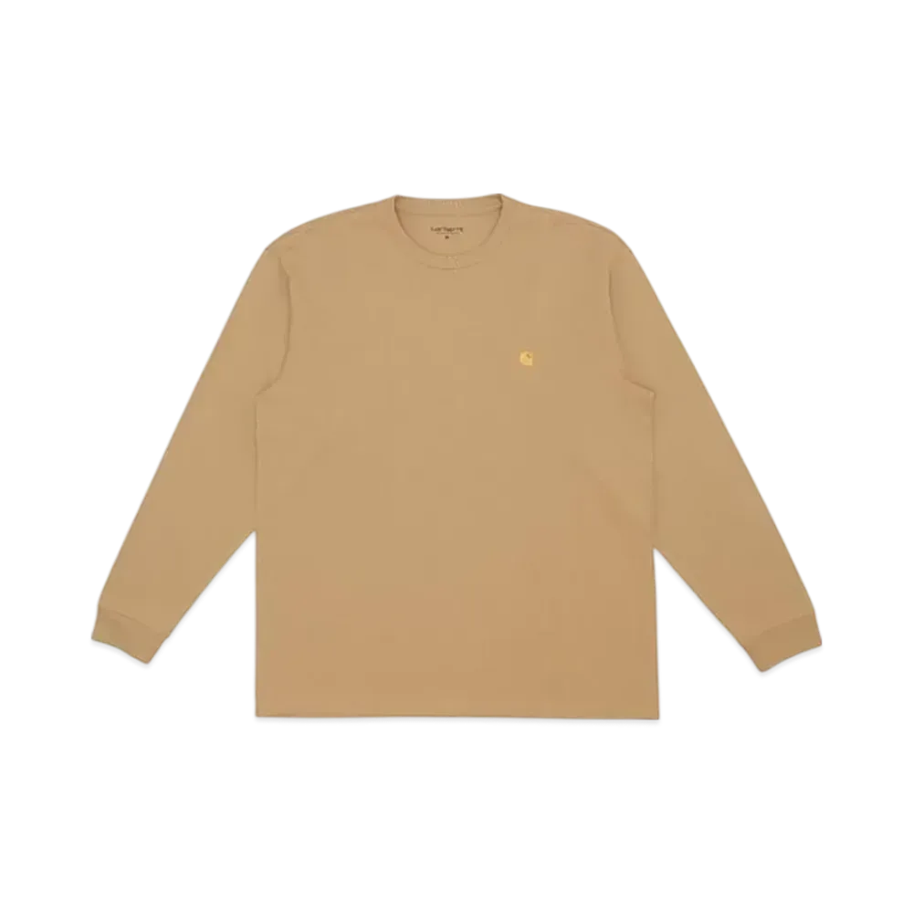 Carhartt WIP L/S Chase T-Shirt "Dusty H Brown Gold"
