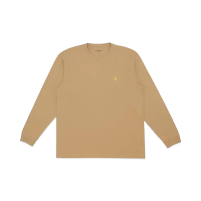 Carhartt WIP L/S Chase T-Shirt "Dusty H Brown Gold"