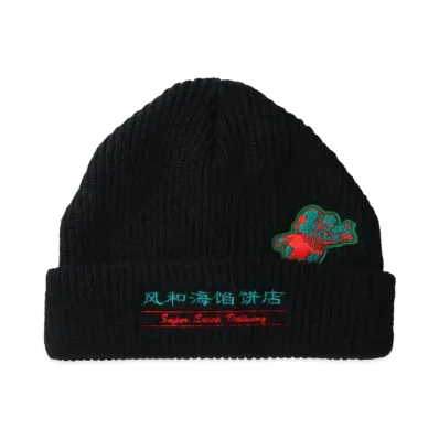 WIND AND SEA WDS (F-H-H) UNCLE FENZ BEANIE "Black"