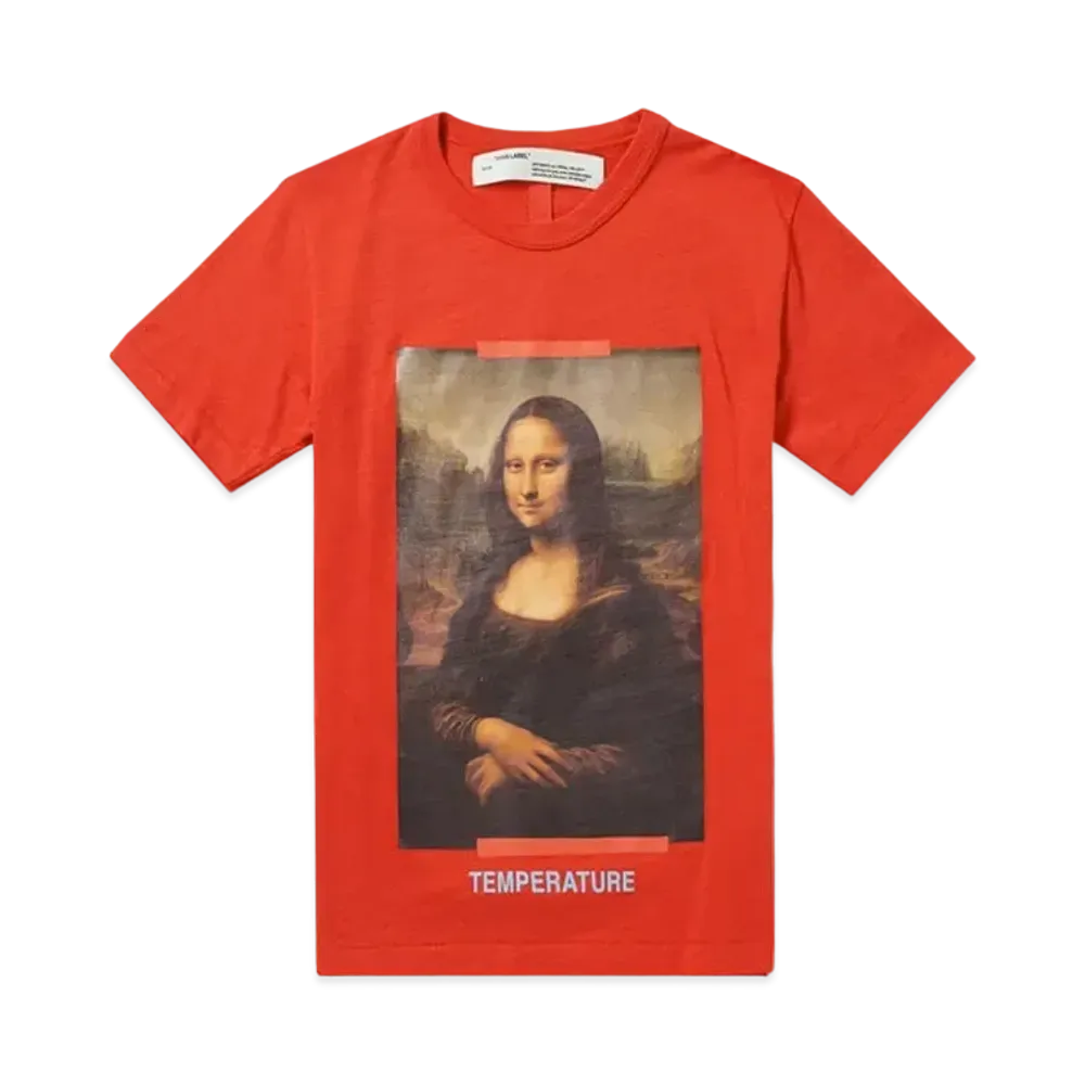 OFF-WHITE MONALISA SLIM TEE "Red"