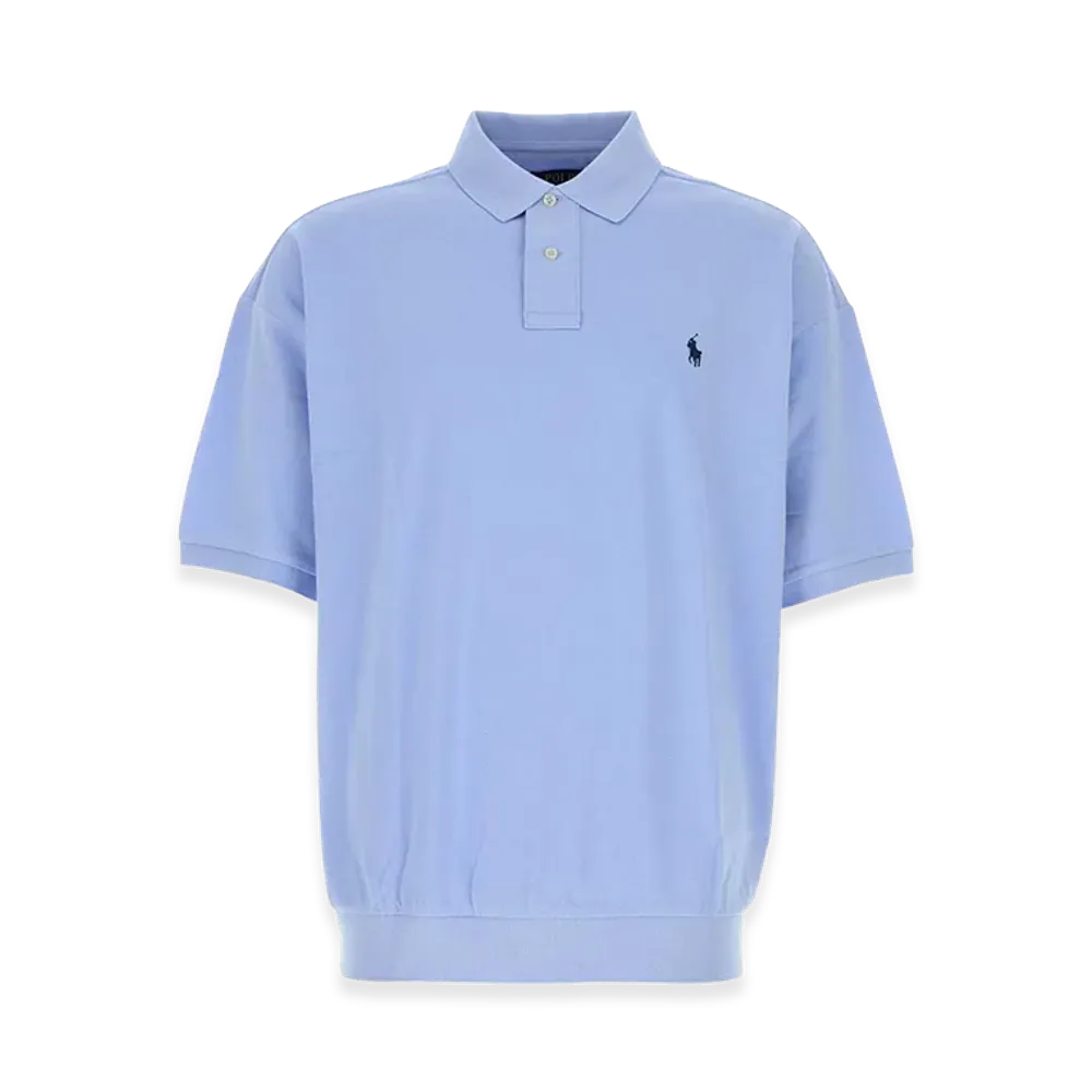 Polo Ralph Lauren Cerulean Piquet Oversize Polo Shirt "Blue"