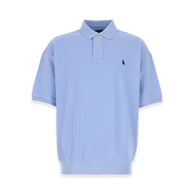 Polo Ralph Lauren Cerulean Piquet Oversize Polo Shirt "Blue"