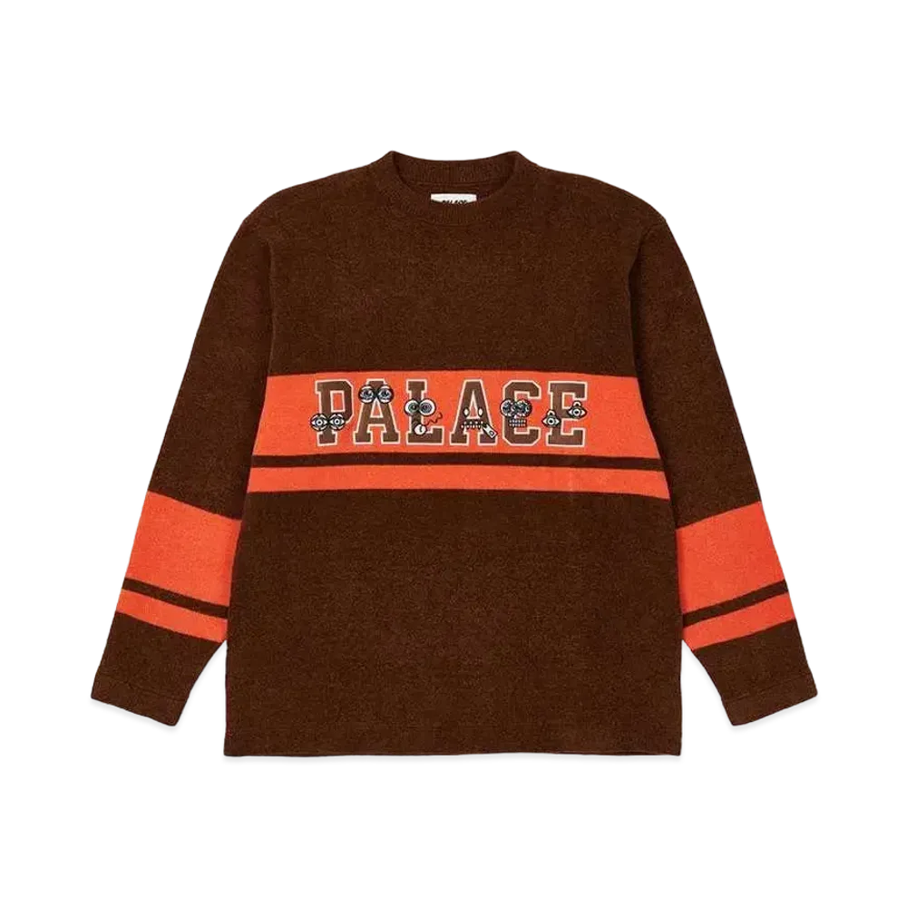 PALACE CHENILLE KNIT "Brown/Orange"
