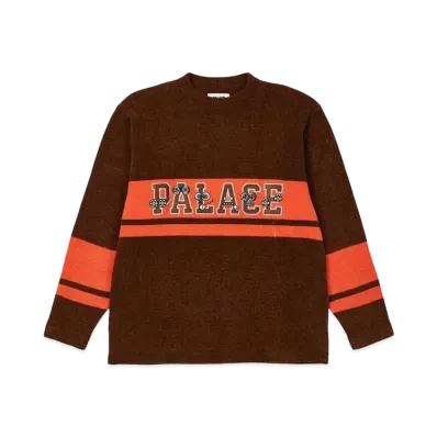 PALACE CHENILLE KNIT "Brown/Orange"
