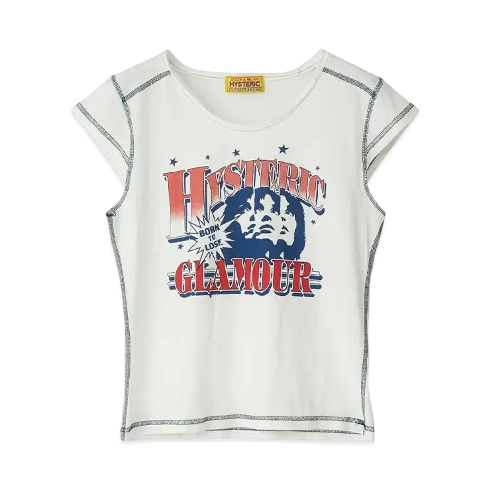 HYSTERIC GLAMOUR HG League T-Shirt "White"