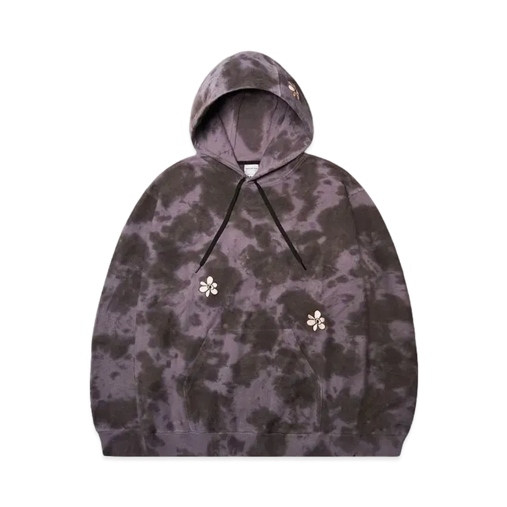 P.A.M. GESTURES MARBLE EFFECT HOODED SWEATSHIRT "MARBLE"