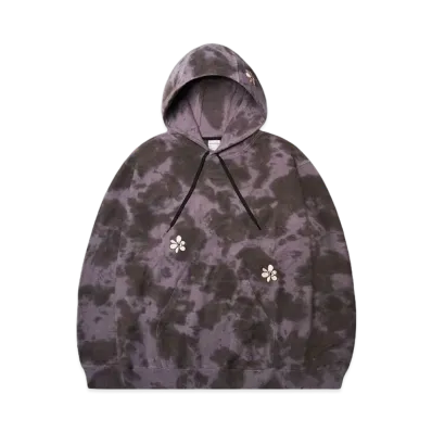 P.A.M. GESTURES MARBLE EFFECT HOODED SWEATSHIRT "MARBLE"
