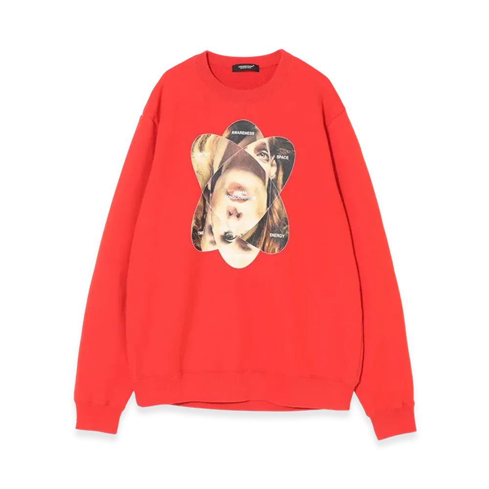 UNDERCOVER Cotton Sweat Pullover "Red"